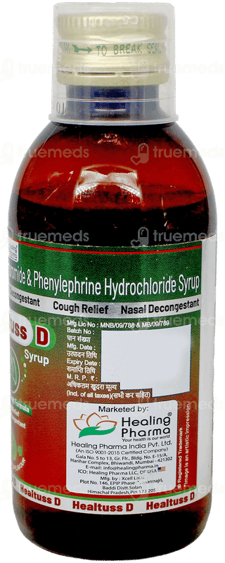 Healtuss D Syrup 100Ml